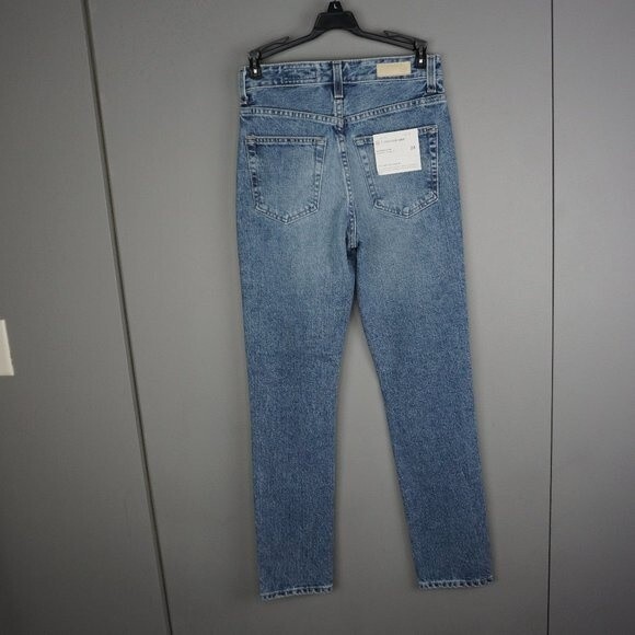 AG Adriano Goldschmied Alexxis Slim High Rise Straight Leg Jeans size 24 New - Picture 2 of 11
